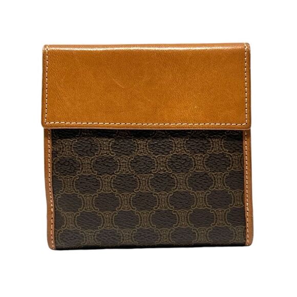 Celine Macadam Bifold Leather Wallet - Picture 2 of 6